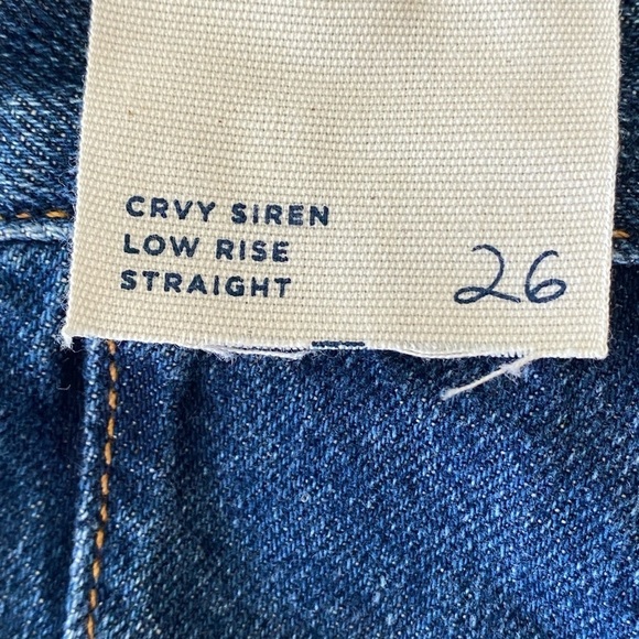 Free People Crvy Siren Jeans Low Rise Straight Jeans NWT - Picture 5 of 11